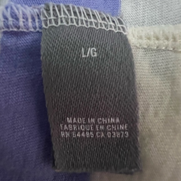 Aerie Lavender and Cream Striped Top - Picture 4 of 7